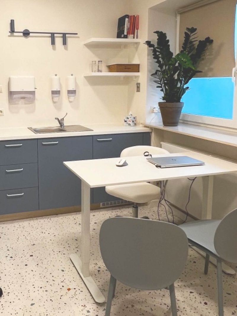 Paediatric clinic interior
